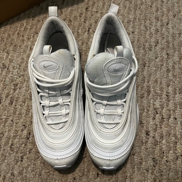 Nike Air Max 97s Triple White - Picture 3 of 4